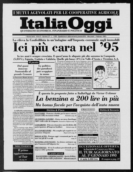 Italia oggi : quotidiano di economia finanza e politica